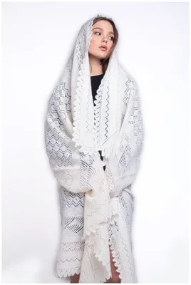 Ажурная шаль \"Степь Оренбуржья\" - Оренбургский пуховый платок — купить в  интернет-магазине по низкой цене на Яндекс Маркете