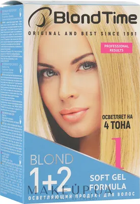 Blond Time Blond 1+2 Hair Bleaching Product - Краска осветлитель для волос, осветление  до 4 тонов №1: купить по лучшей цене в Украине | Makeup.ua