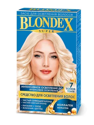 Средство для интенсивного осветления волос Blondex super/Коллаген/для  последующего нанесения тона СУПЕРМАШ 16678930 купить в интернет-магазине  Wildberries