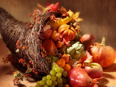 Осенние композиции из овощей и фруктов - 69 фото