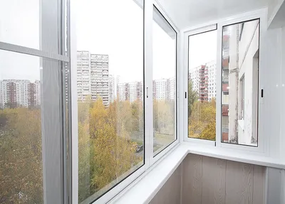 Холодное раздвижное остекление балкона 6000*1500 мм - цены в Казани