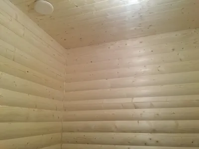 Блок хаус для внутренней отделки бани, фото как выглядит внутри обшитая  парилка