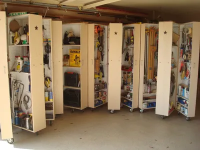 Системы хранения для гаража - как сделать своими руками