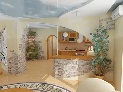 Искусственный камень в декоре квартиры | ООО Уральский камень - отделка  особняков и коттеджей натуральным камнем