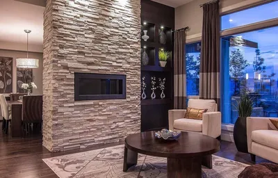 Фасадный камень в интерьере (фото) | Идеи для дома