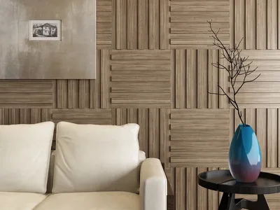 Деревянные панели в интерьере квартиры: фото современной отделки стен в  гостиной, ванной, кабинете, спальне