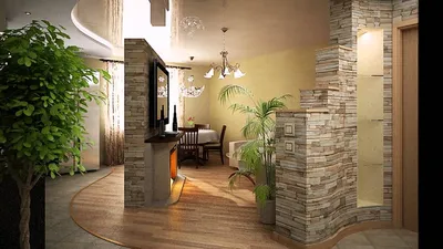 Отделка стен искусственным камнем в прихожей — фото интерьеров — Дизайн и  ремонт в квартире и доме