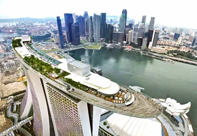 Бассейн на крыше отеля в Сингапуре - YouTube