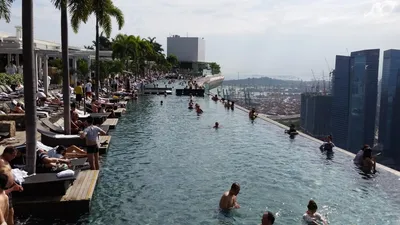 Бассейн на крыше, Сингапур. Фото, видео, цена, карта, как добраться —  Туристер.Ру