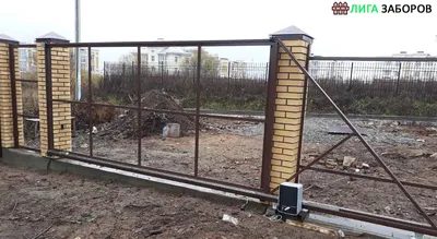 Откатные ворота с установкой под ключ в Москве по цене от 38500 руб | Лига  Заборов