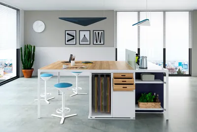 Офисная кухня Isola Shop Coffice — купить офисную мебель в Москве | Look  Office