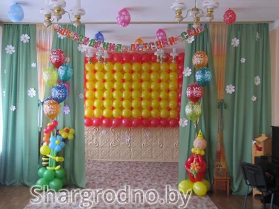 Воздушные шары на выпускной – Оформление праздников воздушными шарами и  тканью «Воздушная история»