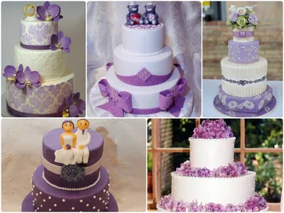 Фиолетовая свадьба: оформление и фото
