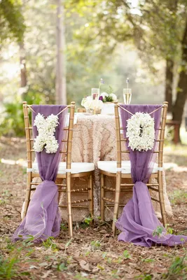Фиолетовая свадьба, оформление свадьбы в сиреневых тонах