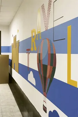Оформление стен коридора частного детского садика | Decorating of preschool  #ДетскийСад #дизайнстен #kindergarten #preschool … | Детский сад, Детская,  Дизайн стены