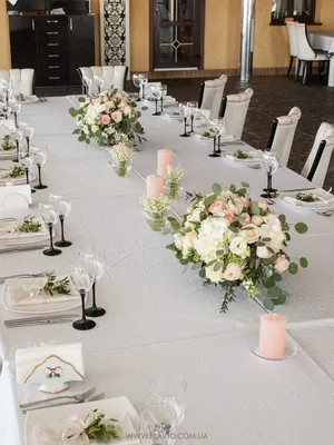 Свадебное оформление банкетного зала цветами – основные предписания для  создания стильного праздника | Flavio - цветочный бутик в Кременчуге
