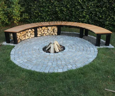 Кострище на даче своими руками: фото | Fire pit backyard, Backyard fire,  Garden fire pit