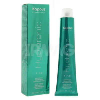 Крем-краска Kapous Professional Hyaluronic (100 мл) - усилитель цвета 073  Зеленый - IRMAG.RU