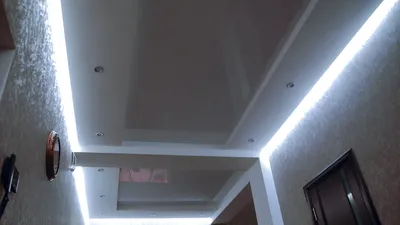 Потолок из гипсокартона - парящий потолок своими руками - YouTube