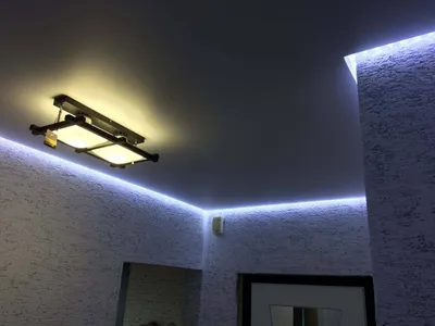 Парящий натяжной потолок с подсветкой в Москве | Цена с установкой от 850₽