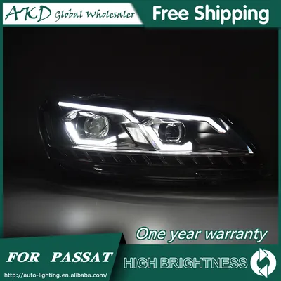 Scheinwerfer Für VW Passat UNS B7 2011 2016 DRL Tagfahrlicht Licht Kopf  Lampe LED Bi Xenon Birne Nebel lichter Tuning Auto  Zubehör|Fahrzeugleuchtenmontage| - AliExpress