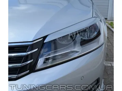 Накладки на фары (реснички) Volkswagen Passat B7 (под покраску) купить в  Украине (фото, отзывы) — код товара 4312-00 — Тюнинг Карс.