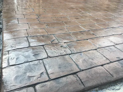 Печатный бетон — практичная альтернатива тротуарной плитке и брусчатке от 2  500 ₽/м2