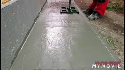 Штамп для бетона своими руками - YouTube