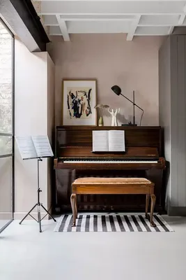 Пианино в интерьере фото