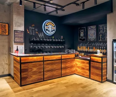 Магазин разливного пива «Баррель»|Проектирование - портфолио | Пивоварение  дизайн, Пиво, Дизайн бара ресторана
