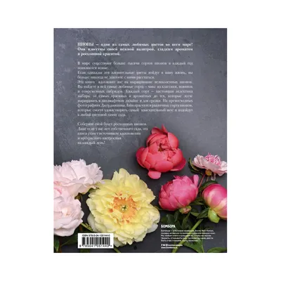 Книга Э \"Пионы. Роскошные цветы для дома и сада. \" купить за 1505,00 ₽ в  интернет-магазине Леонардо