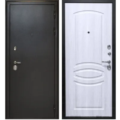Входная дверь Страж Люкс 01 (860x2050, Правая, Антик серебро, Ясень белый  снег) купить в Екатеринбурге