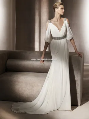 Женское свадебное платье It's yiiya, белое Тюлевое платье-трапеция с  длинными рукавами-фонариками на лето 2022 - купить по выгодной цене |  AliExpress