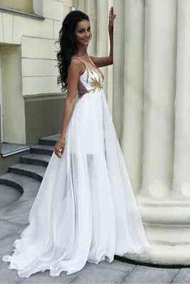 Платье в греческом стиле на одно плечо - Royal Dresses