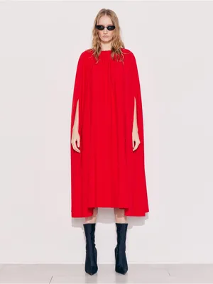 Платье-кейп red