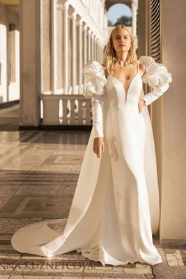Купить свадебное платье \"Кейп Ираида\" от Anna Kuznetcova в Москве · размер  · фото · цена