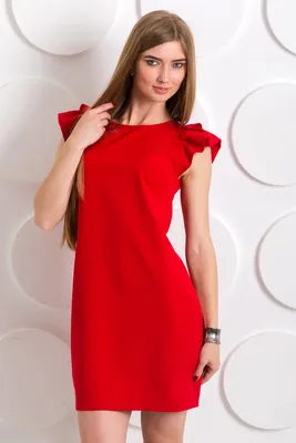 Платье с Крылышками \"Кристин\" Красное — Купить Недорого на Bigl.ua  (1746134628)