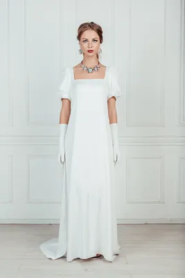 Белое платье ампир | Прокат костюмов в Москве от STUDIO 68