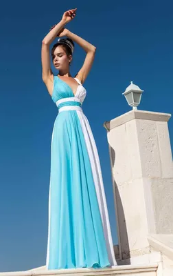 Платье в греческом стиле - 77 фото