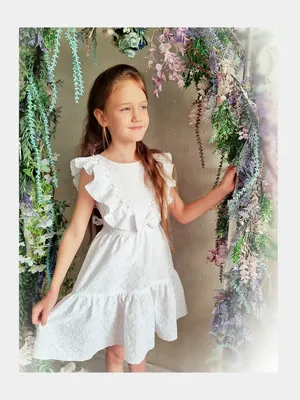Платья из хлопкового шитья для девочки, Silinda, рост 122-128 за 1900 ₽  купить в интернет-магазине KazanExpress