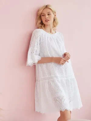 Платье летнее больших размеров кружевное шитье fiorente 12952017 купить за  4 194 ₽ в интернет-магазине Wildberries