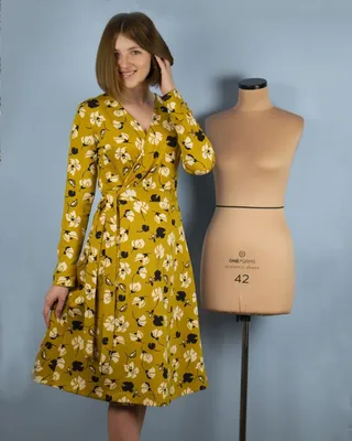 Платье с запахом (91 фото) - схемы и пошаговое описание выкройки платья для  начинающих