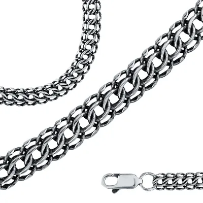 Серебряная цепь LINEA С-315: белое серебро 925 пробы — купить в  интернет-магазине SUNLIGHT, фото, артикул 154322
