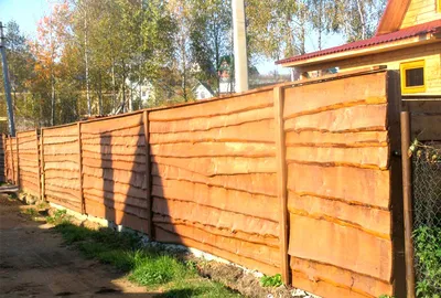 Забор плетеный из необрезной доски купить в Наро-Фоминске, цена 1680 руб. |  Стройзабор