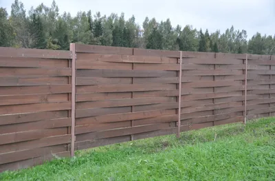 Плетень деревянный забор - купить забор из дерева плетенка горизонтальная  из досок, цена в Москве