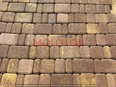 Цена тротуарной плитки Старый город Янтарь - купить с доставкой