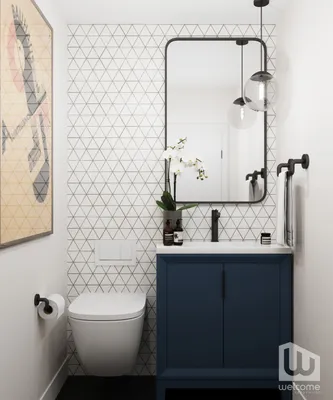 Туалеты в стиле шебби-шик – 135 лучших фото-идей дизайна интерьера туалета  | Houzz Россия