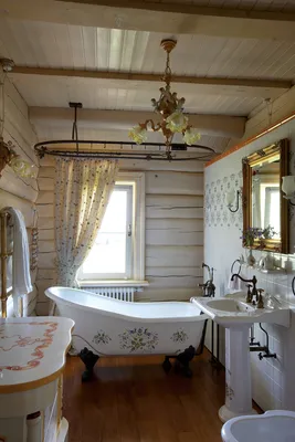 Ванные комнаты в стиле шебби-шик –135 лучших фото-идей дизайна интерьера  ванной | Houzz Россия