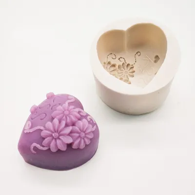 3D силиконовая форма для мыла, сердце, любовь, роза, цветок, шоколад,  форма, свеча, искусственные поделки, DIY формы для мыла, инструмент 2022 -  купить по выгодной цене | AliExpress