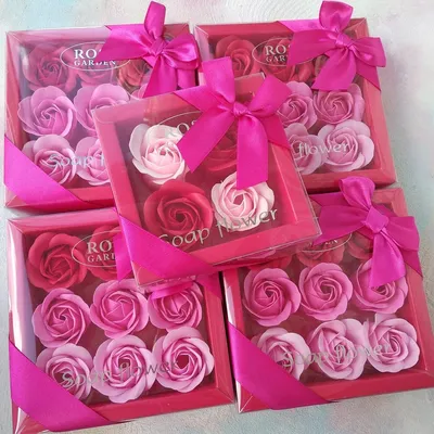 Розы из мыла 4шт Цветы из мыла поделки ручной работы в наборе 4 цветка,  цена 153 грн — Prom.ua (ID#1338472770)